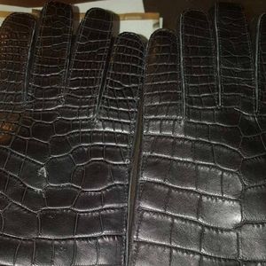 Burberry Alligator Gloves